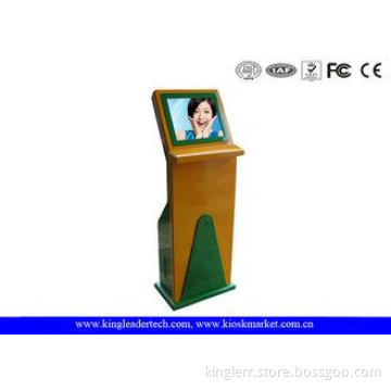 Interactive Anti-Glare Touch Screen Freestanding Kiosk For
